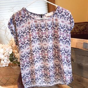 Pink Republic cap sleeve top